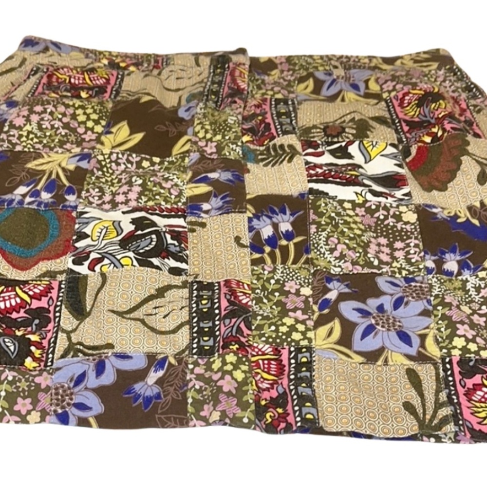 Larry Levine Multi-Color Patchwork Mini Skirt - image 2